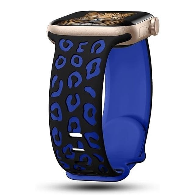Leopard Engraved Band for Apple Watch
