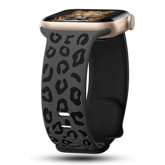Leopard Engraved Band for Apple Watch