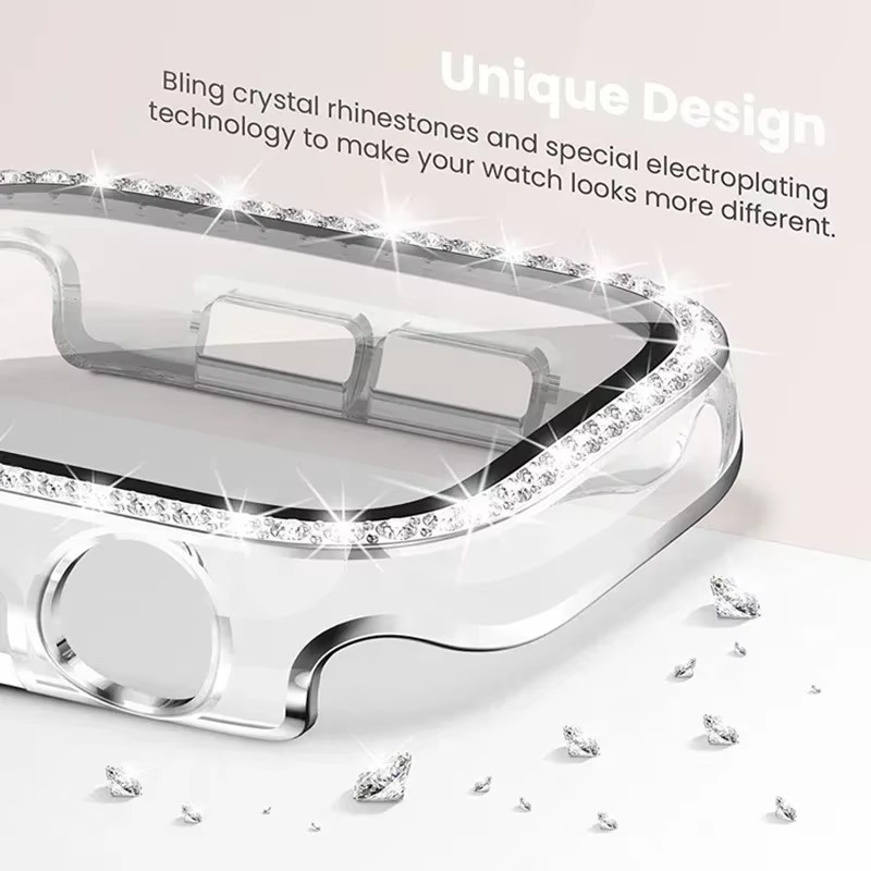 Diamond Protective Cover Case For Body Apple Watch