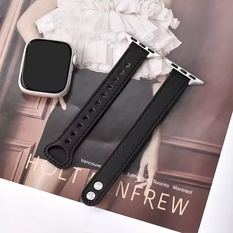 Slim Premium Genuine Leather For Apple Watch