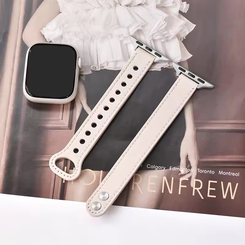 Slim Premium Genuine Leather For Apple Watch