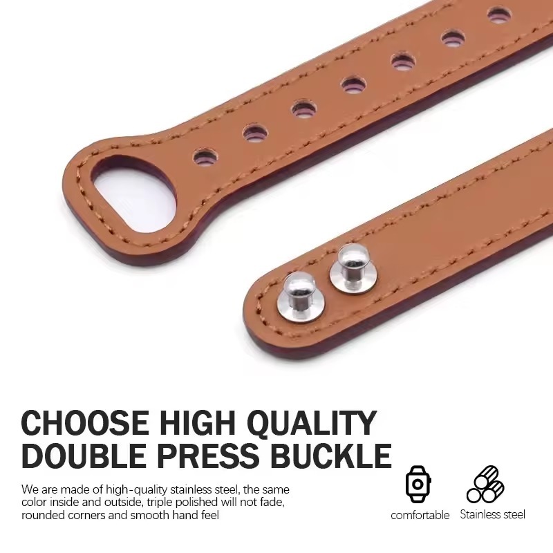 Slim Premium Genuine Leather For Apple Watch