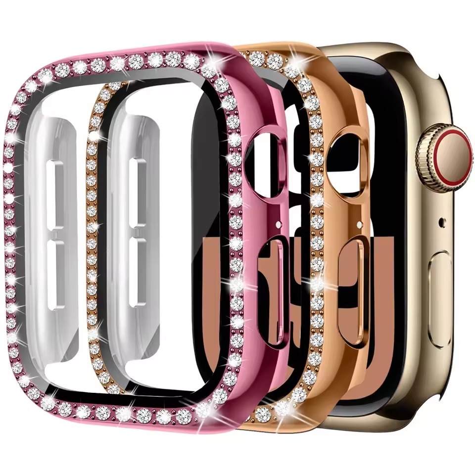 Diamond Protective Cover Case For Body Apple Watch