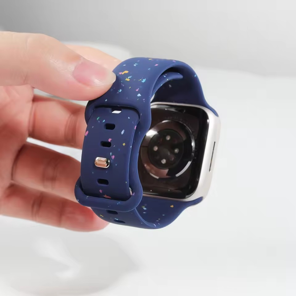 Rubber Colour Confetti Band for Apple Watch
