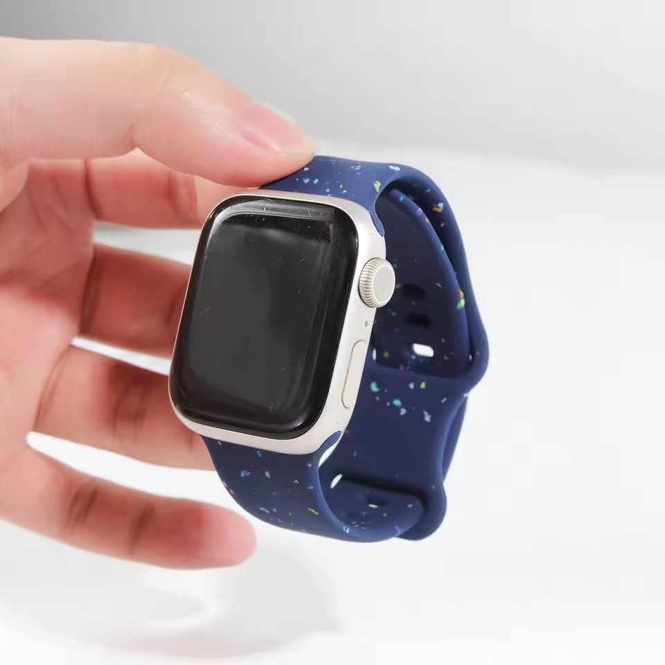 Rubber Colour Confetti Band for Apple Watch