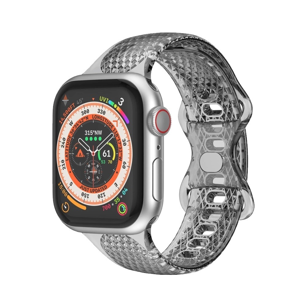 Crystal Transparent Silicone Strap For Apple Watch