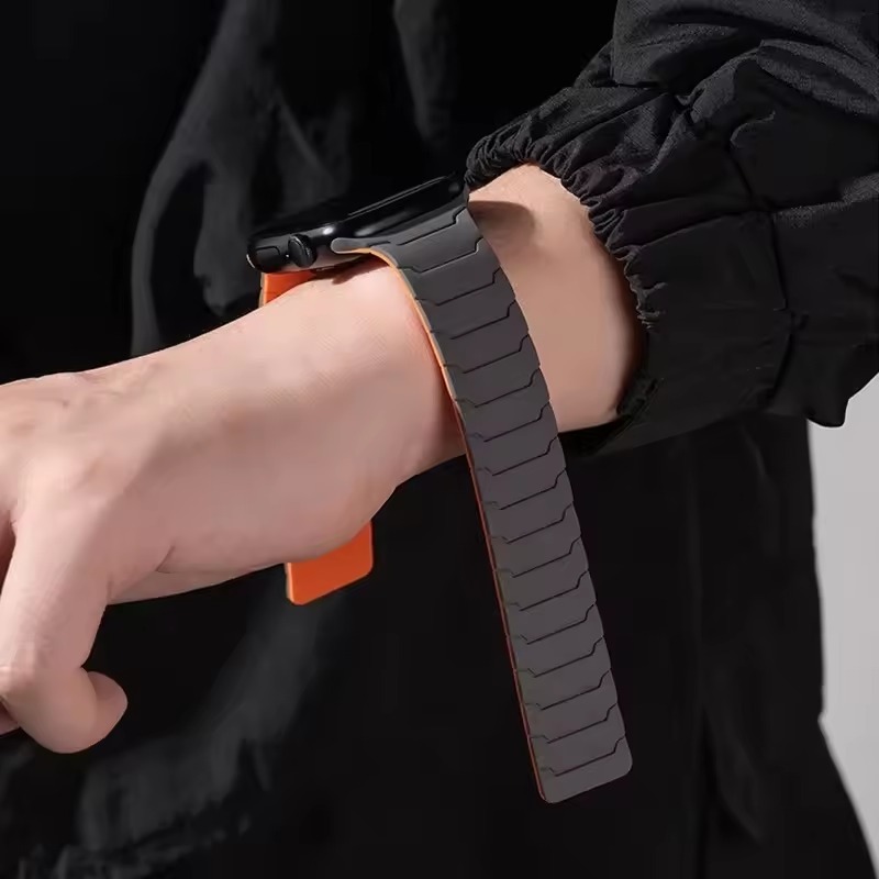 SnapLux Magnetic Silicone Strap For Apple Watch