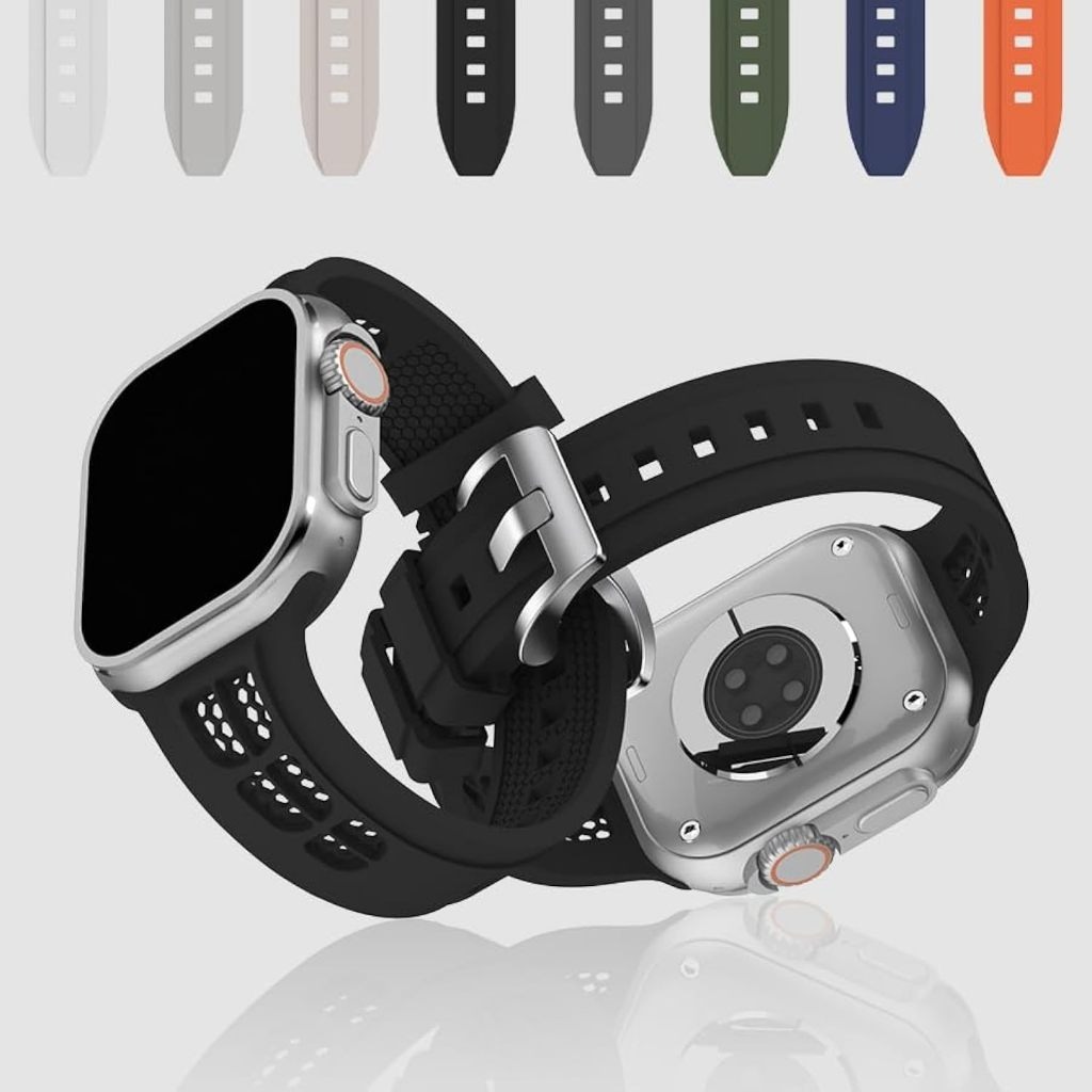 Soft Silicone Breathable Band for Apple Watch