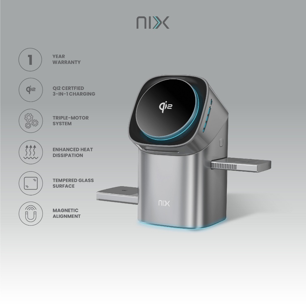 NIX Trion 3in1 Magnetic Wireless Charger