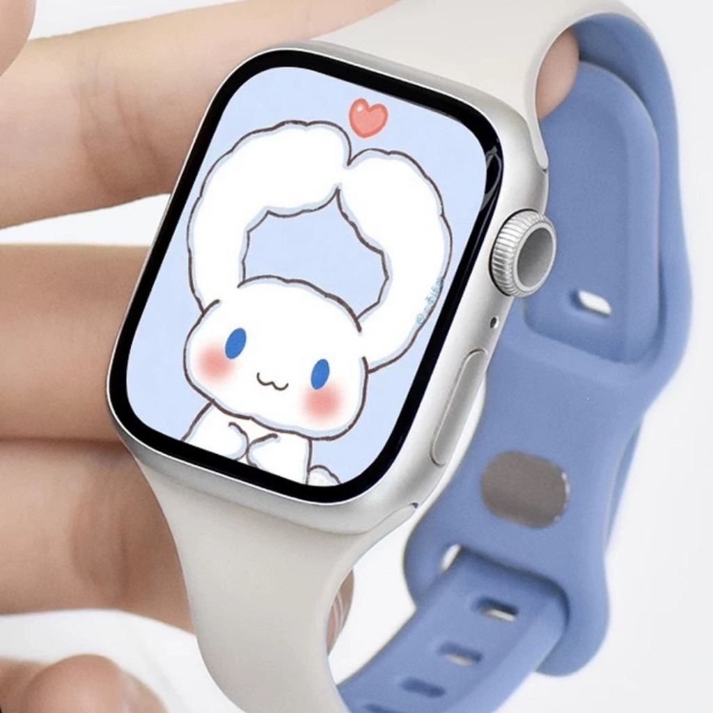 Slim Rubber Band Silicone Strap for Apple Watch