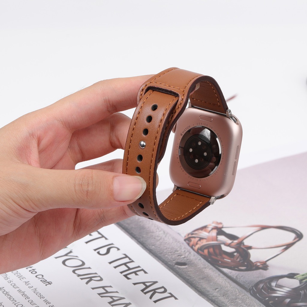 Genuine Leather Loop Strap for Apple Watch