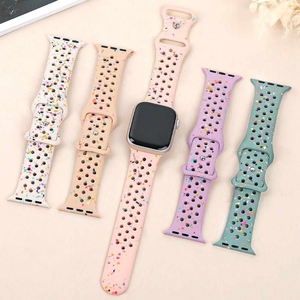 Rubber Colour Splash Breathable for Apple Watch