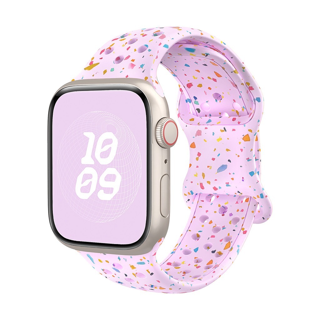 Rubber Colour Splash Breathable for Apple Watch