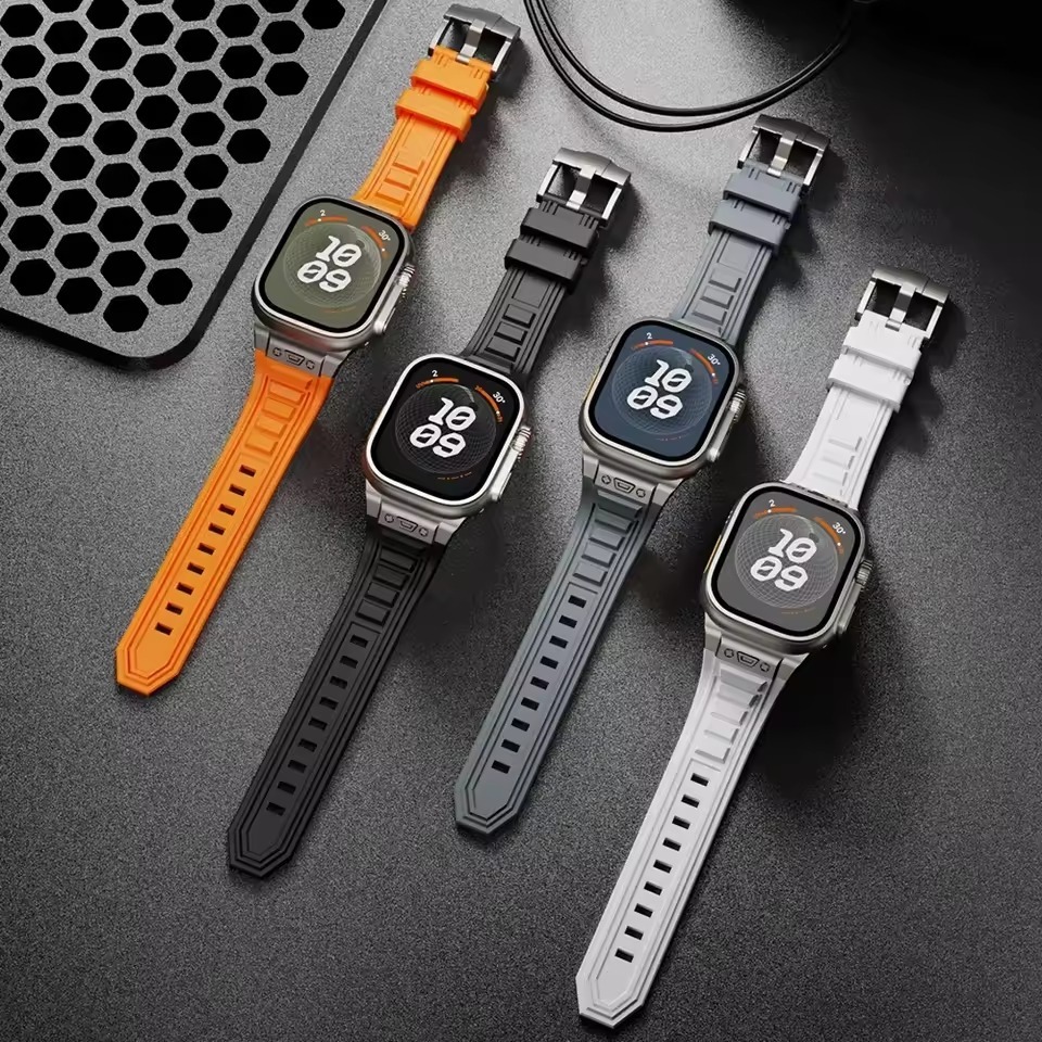 LuxyWild Rubber Strap for Apple Watch