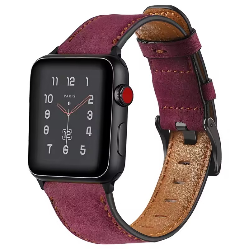 Heritage Classic Leather Strap For Apple Watch