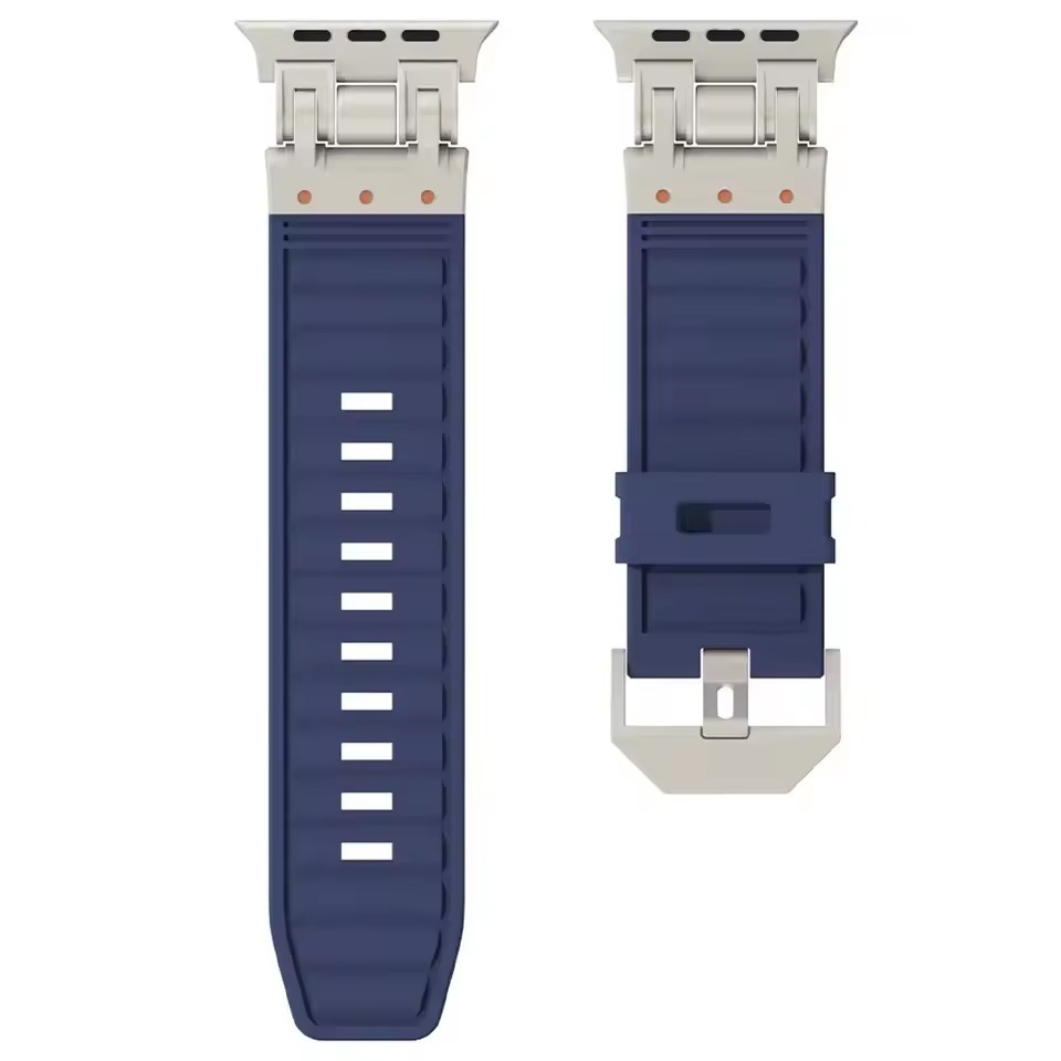 Wave Texture Silicone Band for Apple Watch
