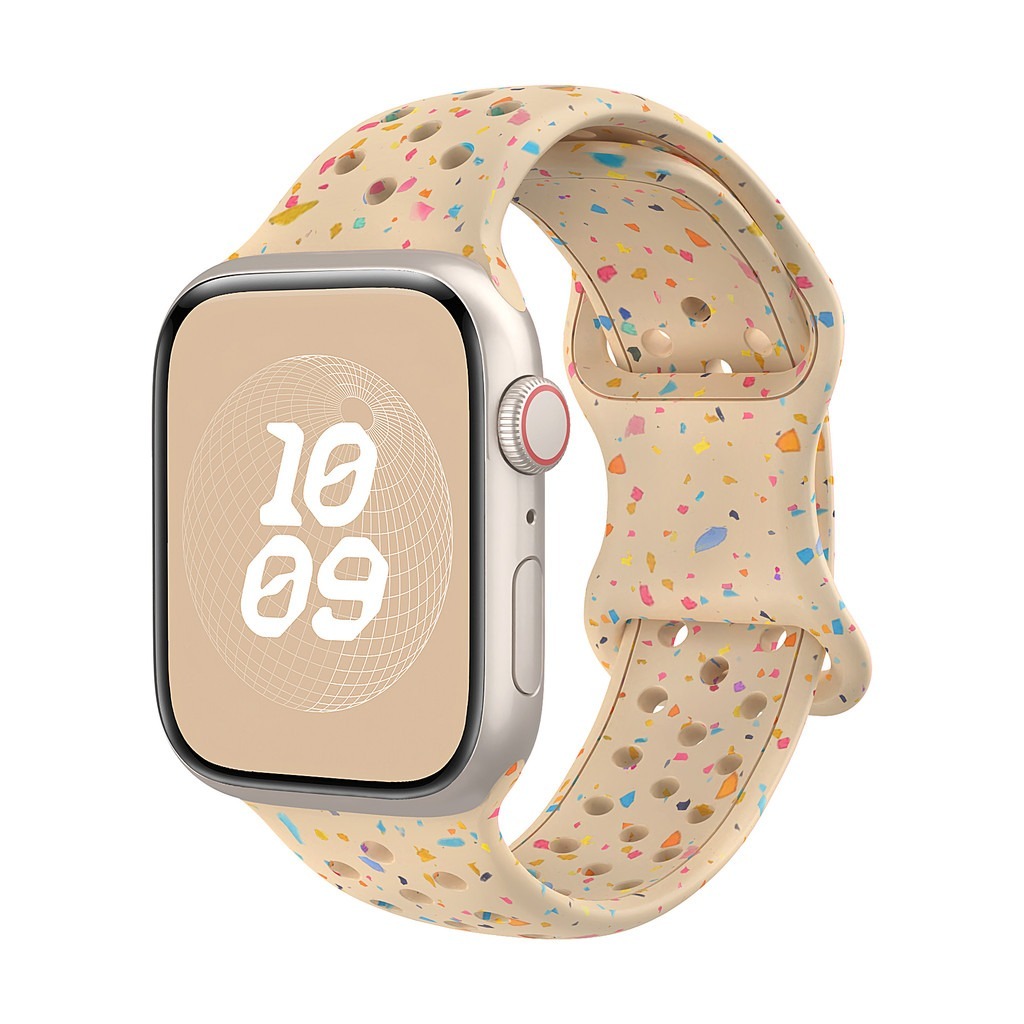 Rubber Colour Splash Breathable for Apple Watch