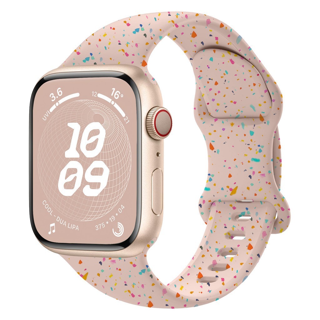 Rubber Colour Confetti Band for Apple Watch