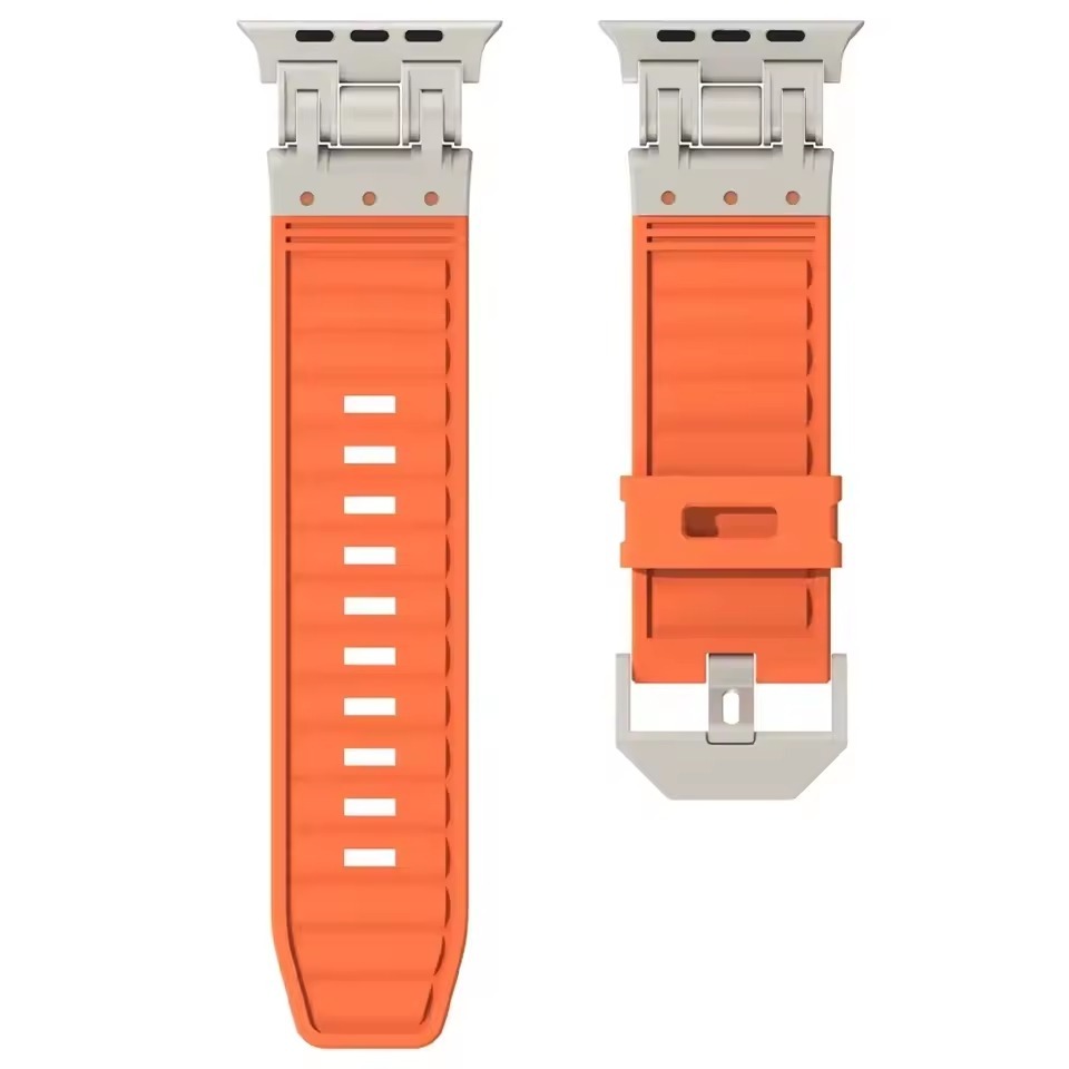 Wave Texture Silicone Band for Apple Watch