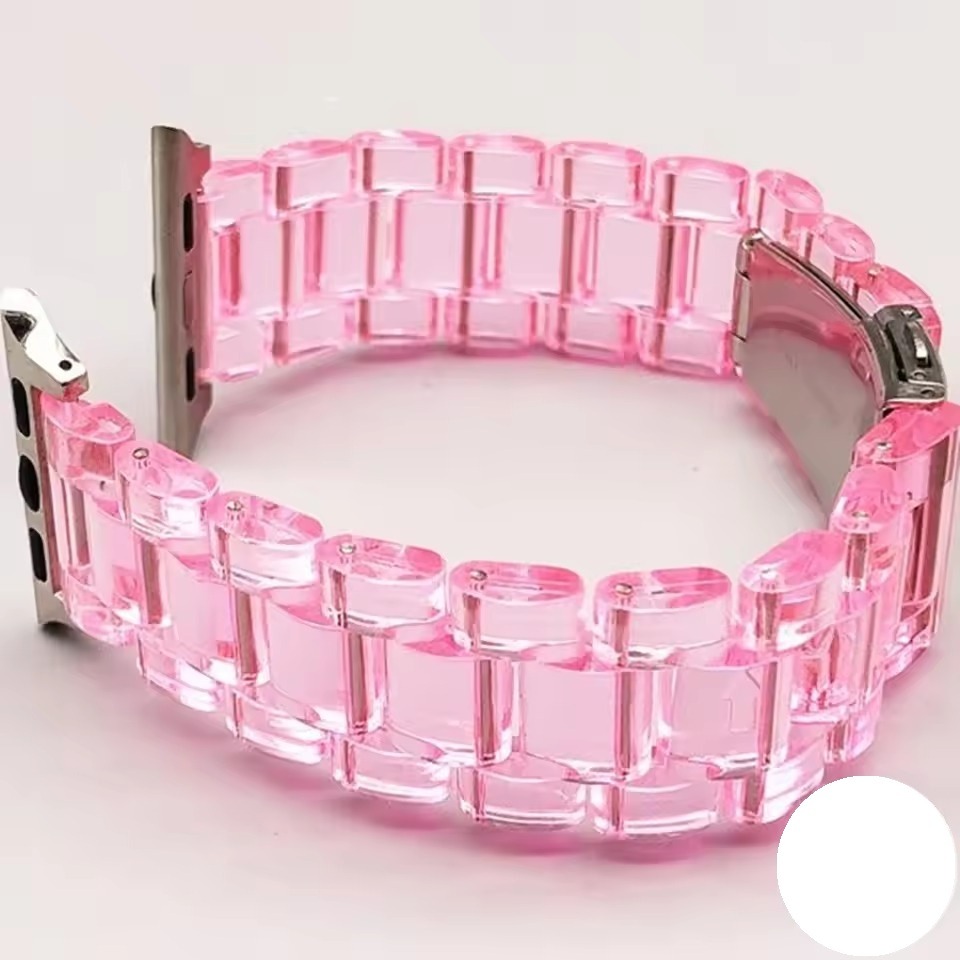 Glassy Resin Transparent Strap For Apple Watch