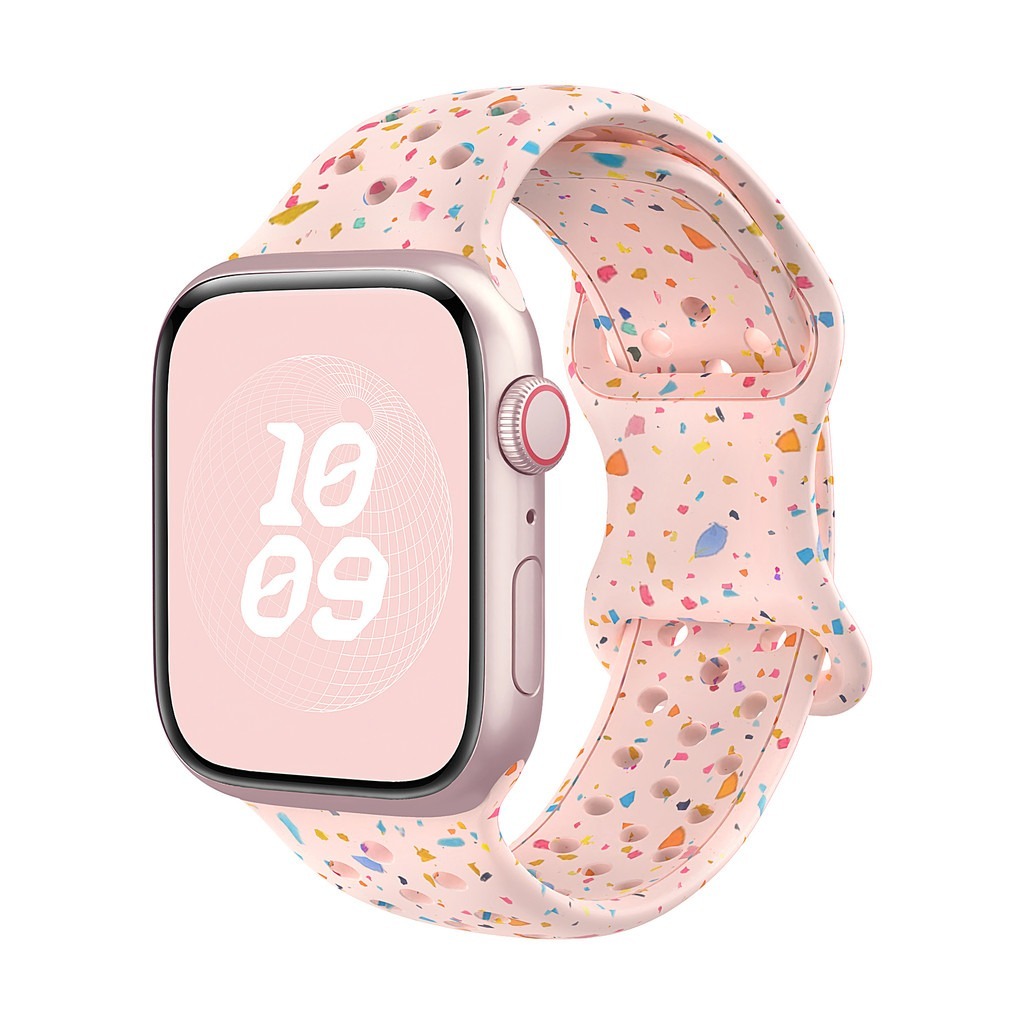 Rubber Colour Splash Breathable for Apple Watch