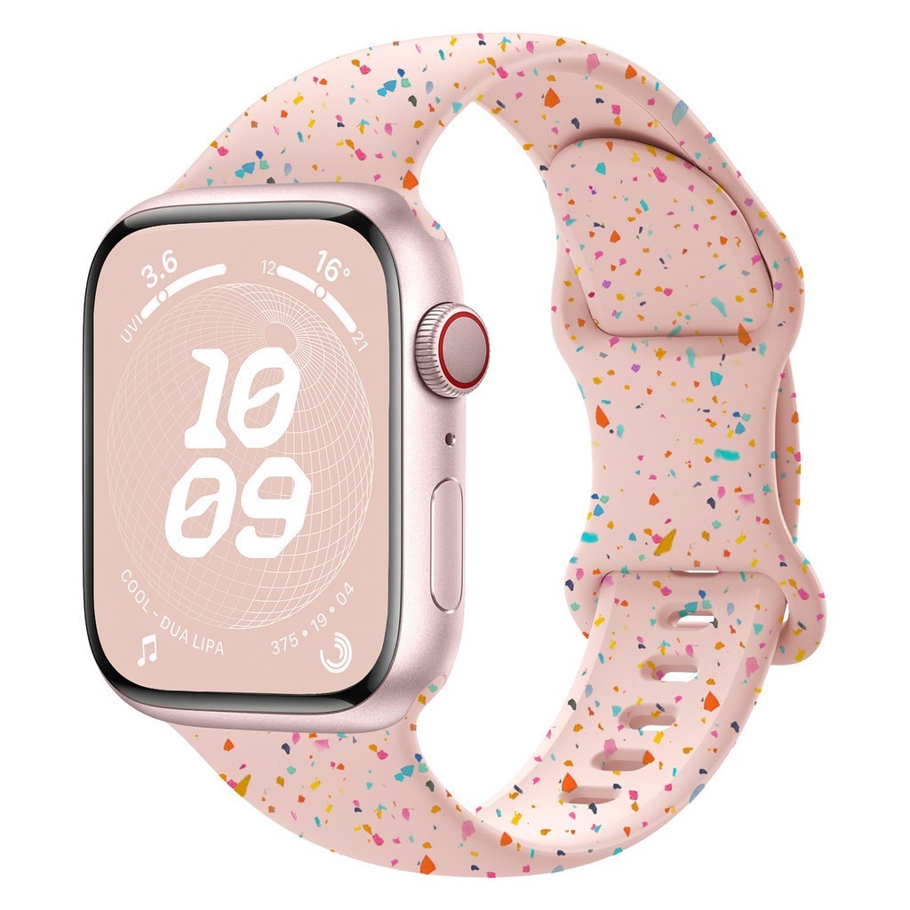 Rubber Colour Confetti Band for Apple Watch