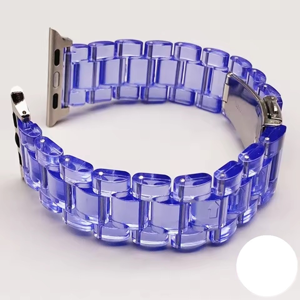 Glassy Resin Transparent Strap For Apple Watch