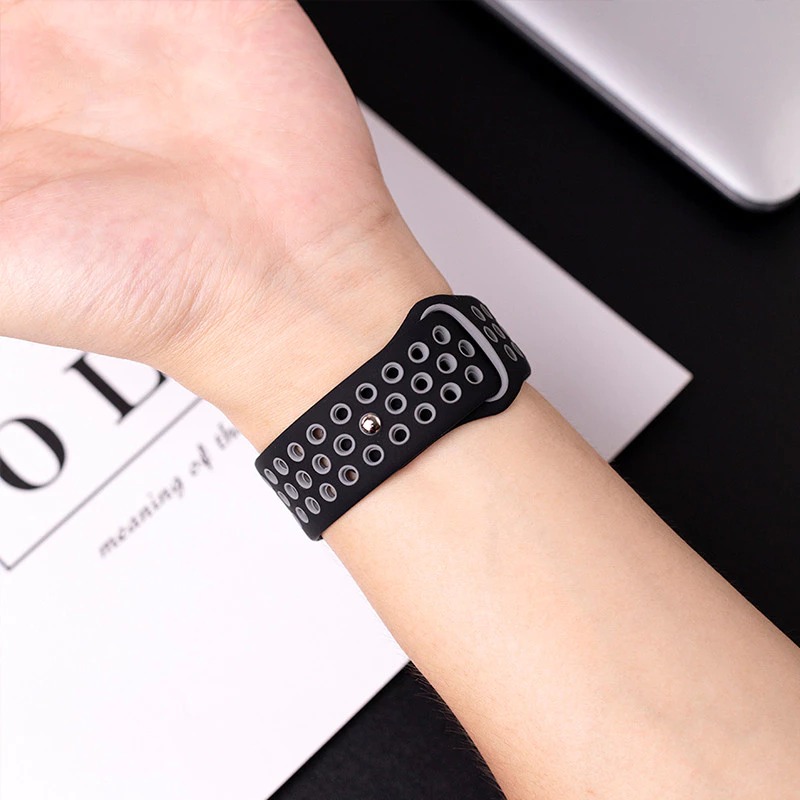 Active Rubber Breathable Strap for Apple Watch