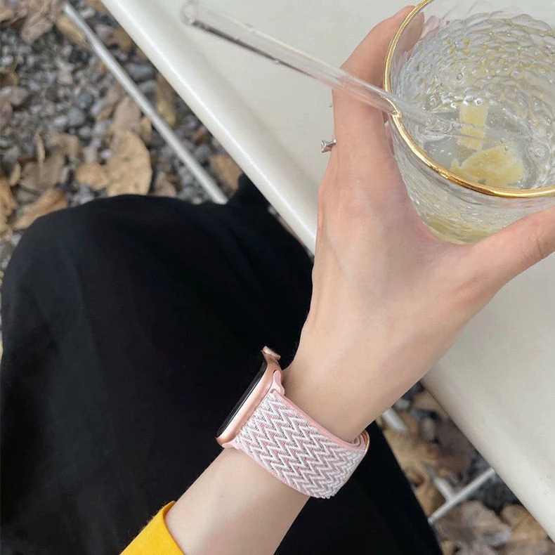 Fabric Nylon Elastic  Strap for Apple Watch