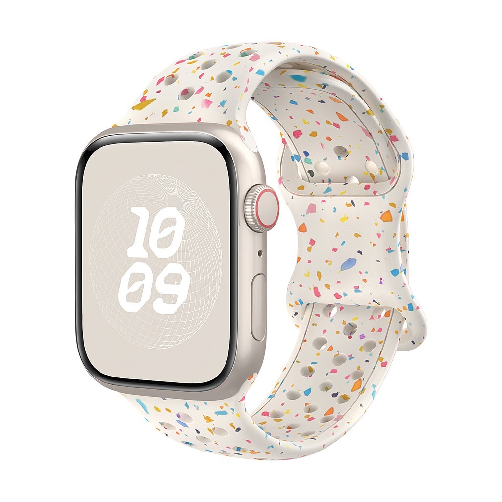 Rubber Colour Splash Breathable for Apple Watch