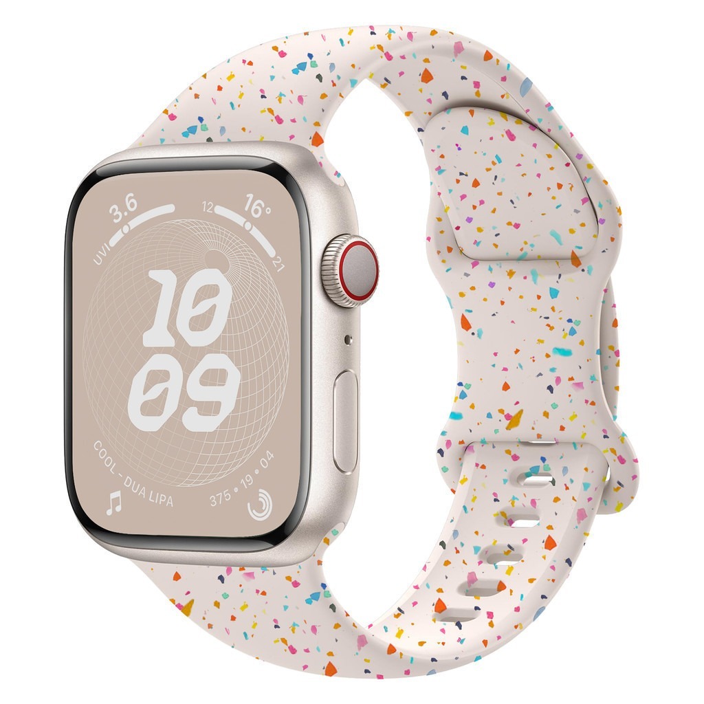Rubber Colour Confetti Band for Apple Watch
