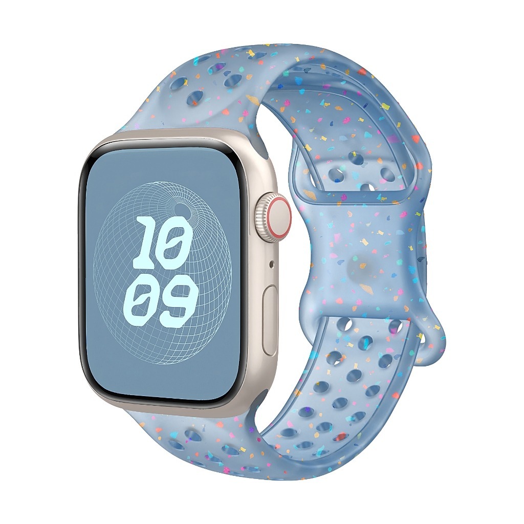 Rubber Colour Splash Breathable for Apple Watch
