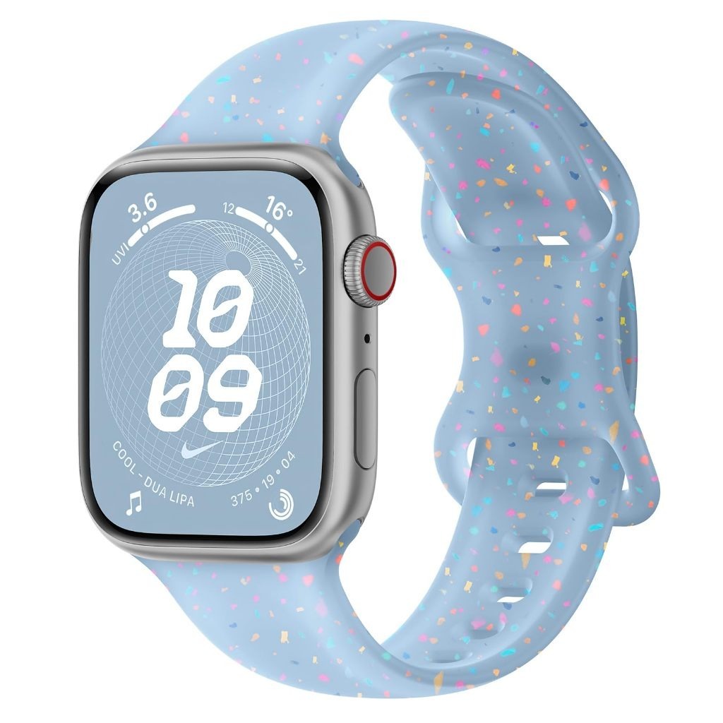 Rubber Colour Confetti Band for Apple Watch