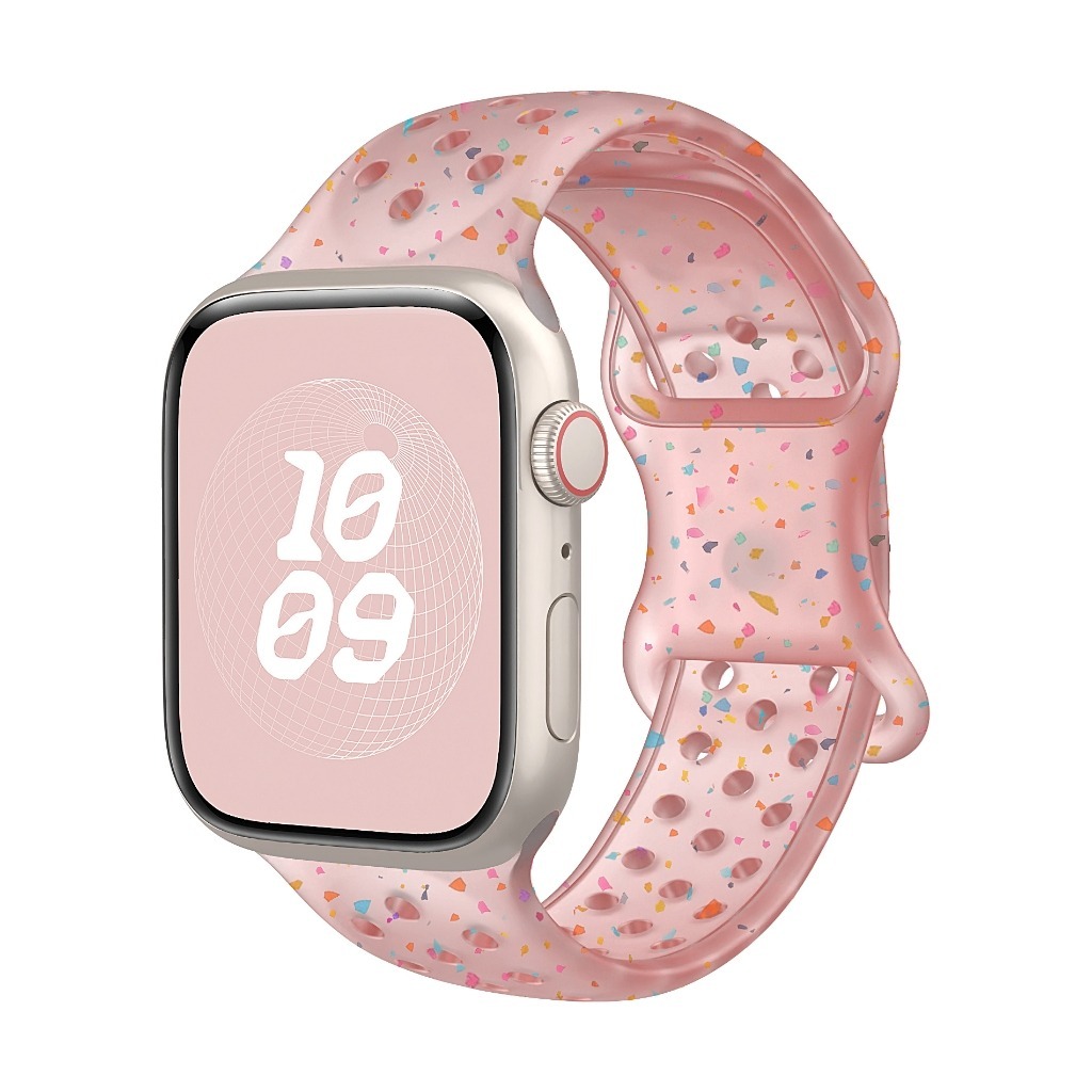 Rubber Colour Splash Breathable for Apple Watch