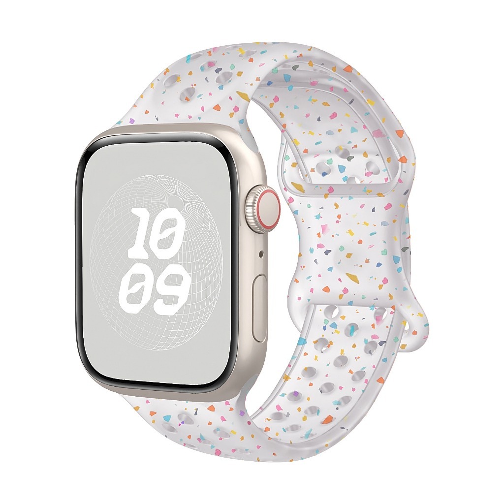Rubber Colour Splash Breathable for Apple Watch