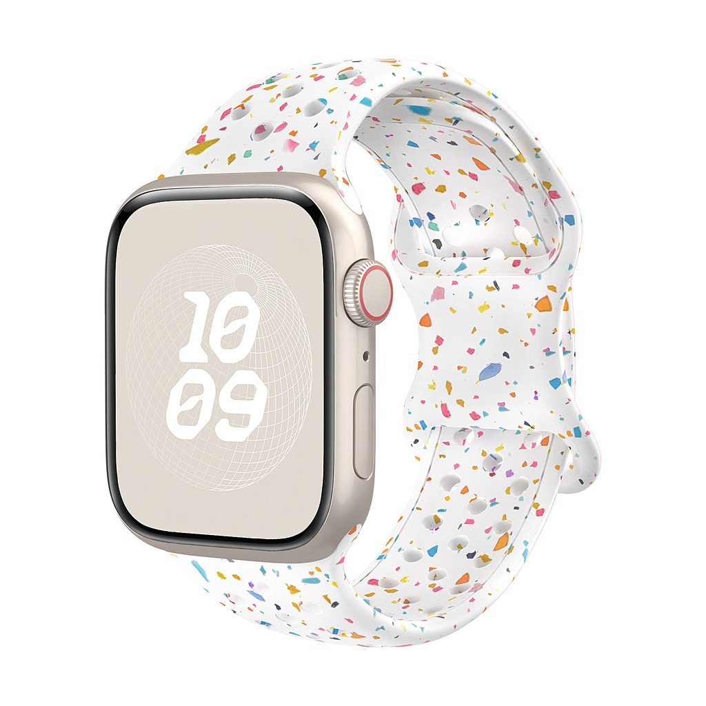 Rubber Colour Splash Breathable for Apple Watch
