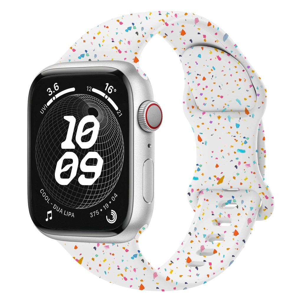Rubber Colour Confetti Band for Apple Watch