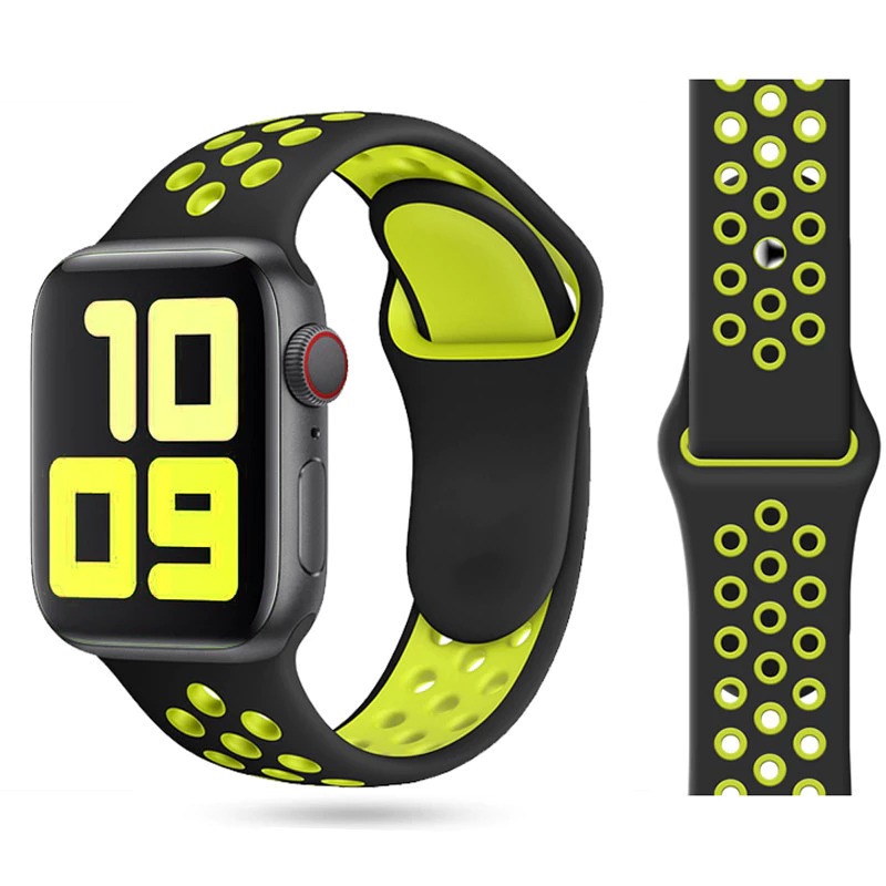 Active Rubber Breathable Strap for Apple Watch