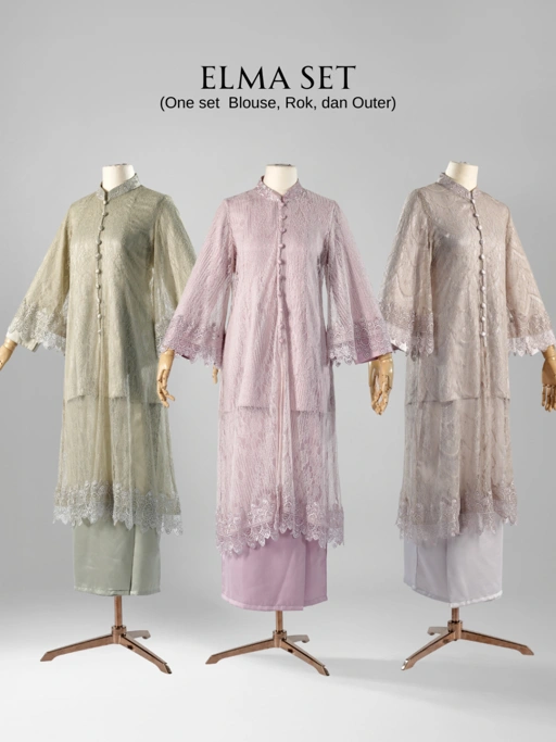 Image of Elma Set (Inner blouse, Rok, Outer)