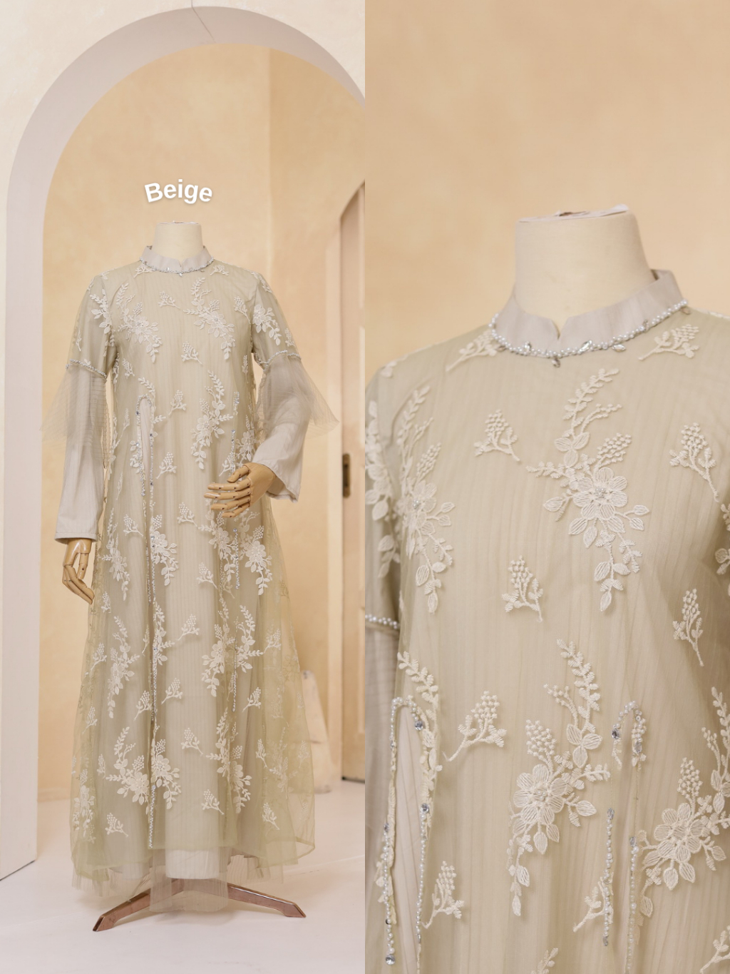 Lavina Dress Full Beads
