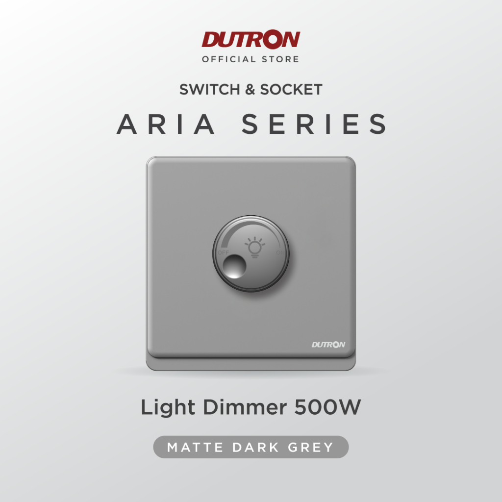 DUTRON ARIA Series Dark Grey Dimmer Lampu