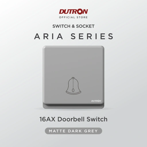 Image of DUTRON ARIA Series Dark Grey Saklar Bell