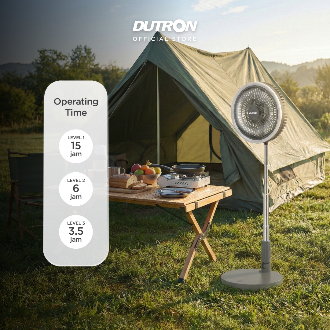 DUTRON Foldy Max Breeze - Kipas Angin Portable 3 in 1