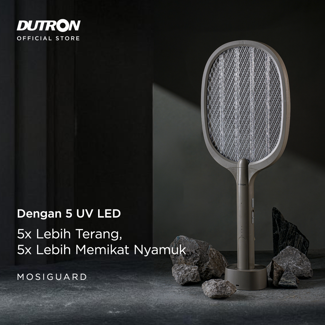 DUTRON Raket Nyamuk UV Mosiguard