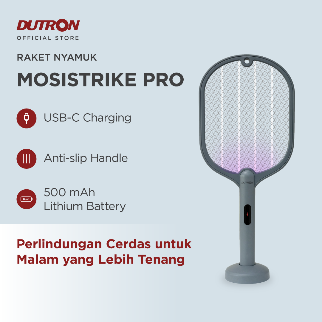 DUTRON Raket Nyamuk UV Mosistrike Pro