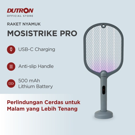 Image of DUTRON Raket Nyamuk UV Mosistrike Pro