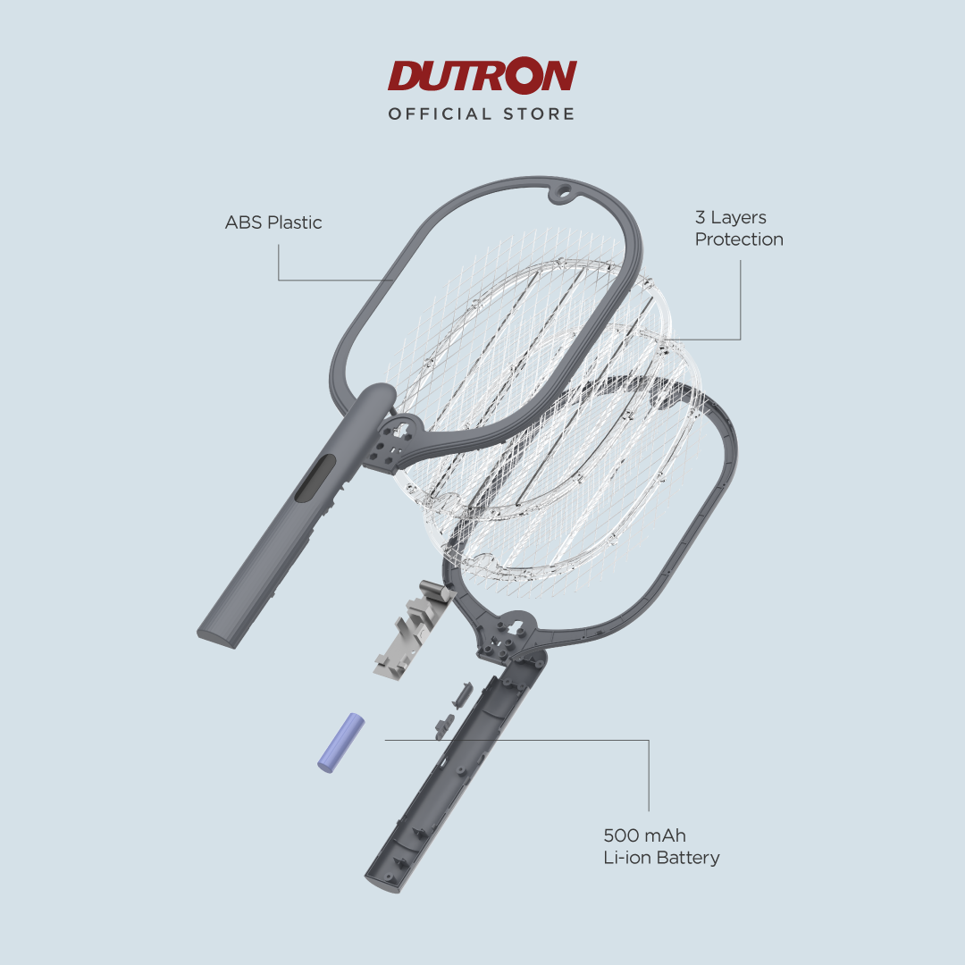 DUTRON Raket Nyamuk UV Mosistrike Pro