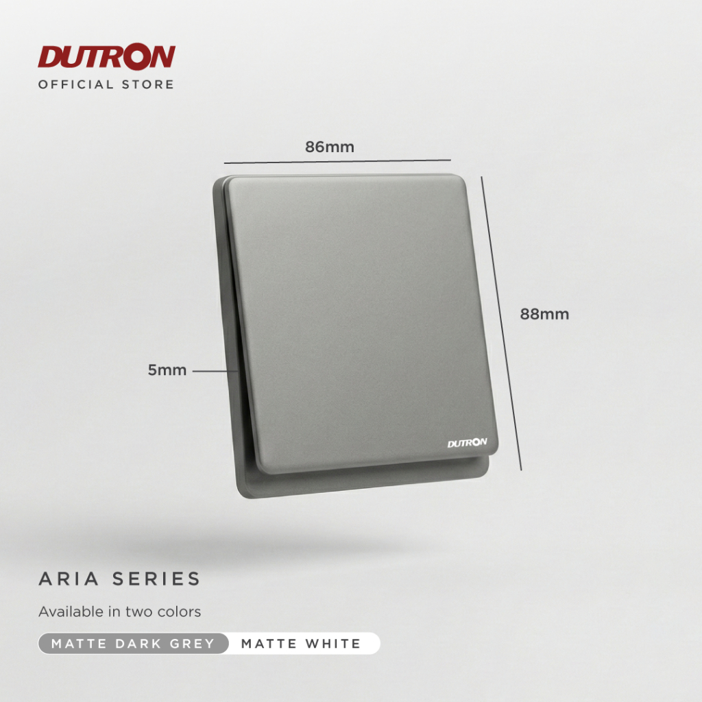 DUTRON ARIA Series Dark Grey Data Socket CAT 6