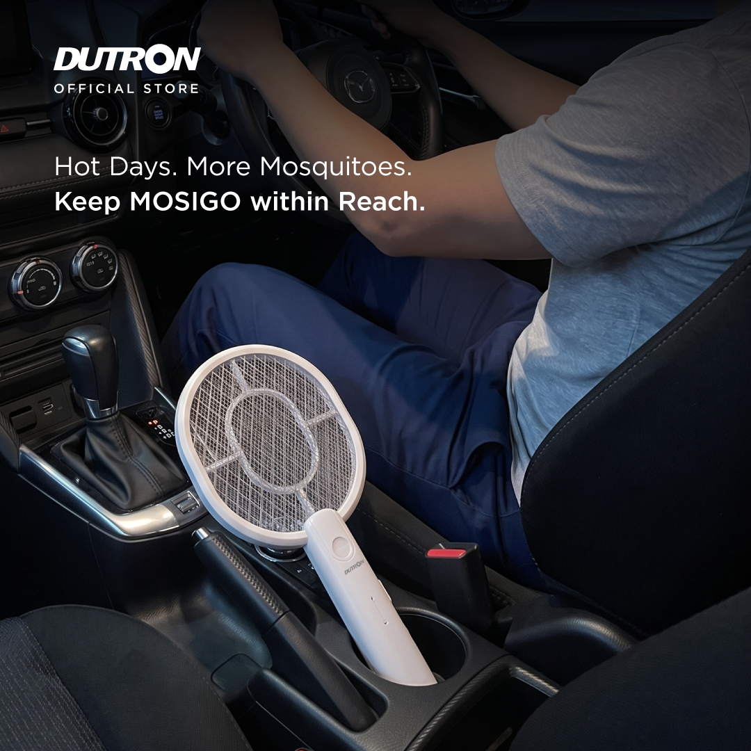 DUTRON Raket Nyamuk Mini Listrik UV MosiGo Rechargeable