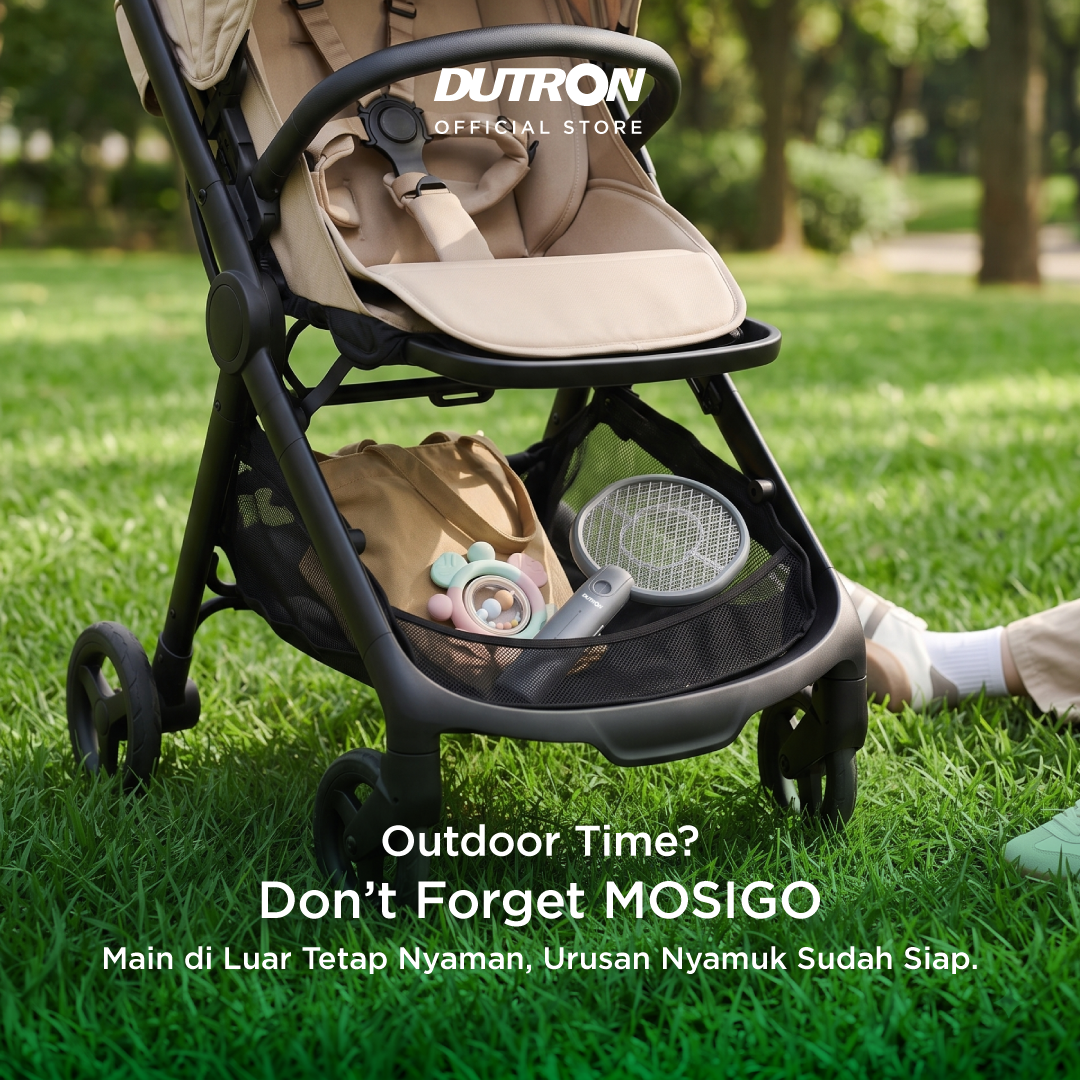 DUTRON Raket Nyamuk Mini Listrik UV MosiGo Rechargeable